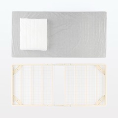 無印良品シングルベッドの画像