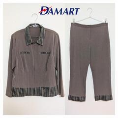 Damart ダマール セットアップ 44＆46 茶系