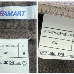 Damart ダマール セットアップ 44＆46 茶系の画像