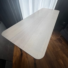 LISABO リーサボー デスク, アッシュ材突き板, 118x45 cmの画像