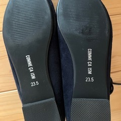 【新品未使用】コムサのレースアップパンプス2足セットの画像