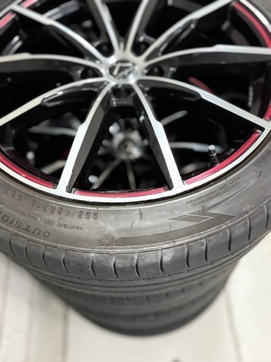 最後まで説明文読んで頂いたらお得です！19インチLUXALES PW-X2 BK&P/R.MILLING