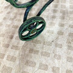 レトロ 乳母車 アイアン アンティーク ガーデニング用品の画像