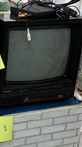 National 松下電工　ブラウン管モニター