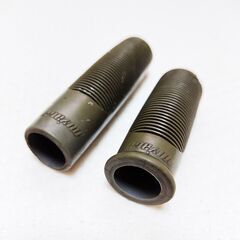 自転車用ハンドルバー アルミ シルバー 長さ：550mm クランプ径：25.4mm 重量：343g MIYATA自転車のシティサイクルに装備されていたハンドルバー＋付属グリップおまけの画像