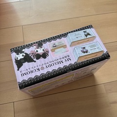 【新品・未開封】真夜中のメロクロ　クリアティッシュケース＊マイメロディver.の画像