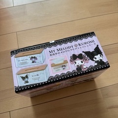 【新品・未開封】真夜中のメロクロ　クリアティッシュケース＊マイメロディver.の画像