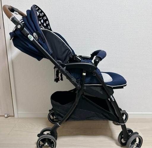 Aprica ラクーナビッテ クッション ベビーカー レザーハンドル