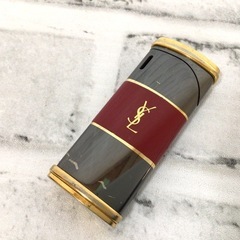W156 保管品 YVES SAINT LAURENT/イヴ・サンローラン ガスライター 喫煙具 YSL 火花のみ確認 現状品の画像