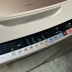 ロ2507-057 HITACHI BW-V100B 全自動電気洗濯機 2017年製 容量10kg 動作確認済み キズ汚れ有りの画像