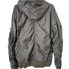 ALPHA INDUSTRIES アルファインダストリーズ ミリタリージャケット フーデットリブジャケット  L アウター の画像