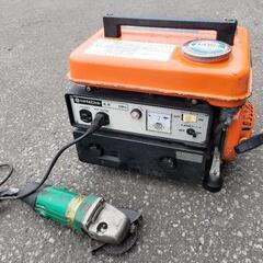 日立発電機　E5  2サイクルエンジン　発電確認済みの画像