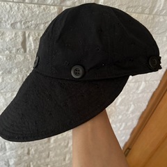 ☆つば広キャップブラック☆