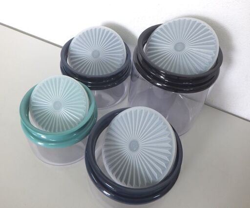 タッパーウェア デコレータージャー 4個セット Tupperware 保存