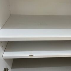 ★リユースのサカイ高崎店★TJ12127  食器棚 白 H197×D45×W58.5 クリーニング済みの画像