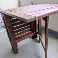 【引取限定】イケアIKEA エップラロー屋外用折り畳みテーブルの画像