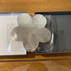 フラワートレー（桜模様）1枚　富山県高岡市の工芸品ですの画像