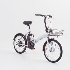 ほぼ新品【電動アシスト自転車 】折りたたみSST-AIS20D【...
