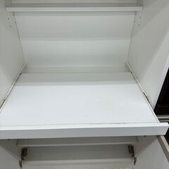 ★リユースのサカイ高崎店★TJ12133  レンジ台 白 H89×D39.5×W60 クリーニング済みの画像