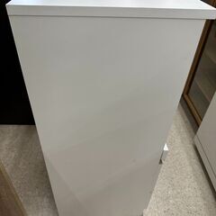 ★リユースのサカイ高崎店★TJ12133  レンジ台 白 H89×D39.5×W60 クリーニング済みの画像