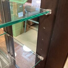【愛品館 市原店】モリタインテリア｜ダウンライト付キュリオケースの画像