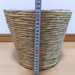 ニトリ　観葉植物　
植木鉢カバー　室内用　ロープ　ナチュラル　の画像