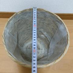 ニトリ　観葉植物　
植木鉢カバー　室内用　ロープ　ナチュラル　の画像