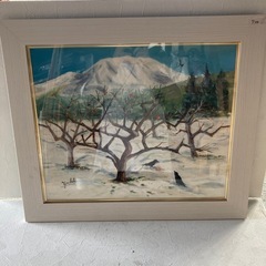 冬風景画付き額縁🖼️