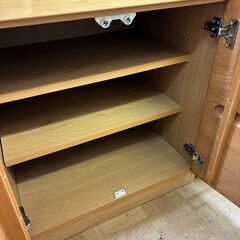 【ジャングルジャングル深井店】★食器棚 ナチュラル 収納家具 キッチン家具 家具 堺市（中区 堺区 東区 西区 南区 北区）和泉市 河内長野市 富田林市 松原市 狭山市 深井 【FU2442】の画像