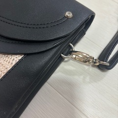 オペークドットクリップ2wayポシェットショルダークラッチバックの画像