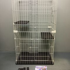 A4269　マルカン　キャットフレンドルームスリム2段　CT-322　猫用ケージ　ペット用品の画像