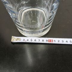 花瓶　ガラス　500円　高さ35㎝　　アサガオ付きの画像