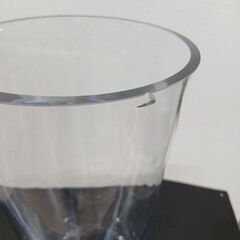 花瓶　ガラス　500円　高さ35㎝　　アサガオ付きの画像