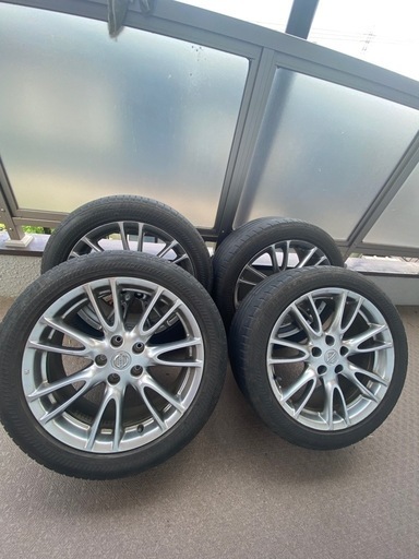 日産スカイライン v36 225/50RF18 95W 245/45RF1896Wアルミ
