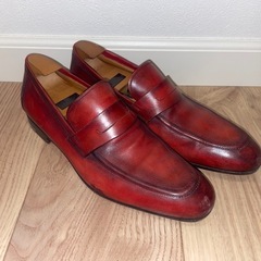 【Berluti】ベルルッティ アレッサンドロ ローファー ヴェネチアレザー 赤茶 サイズ8 シューツリー付き 〜ここぞと言う時の勝負靴に〜の画像
