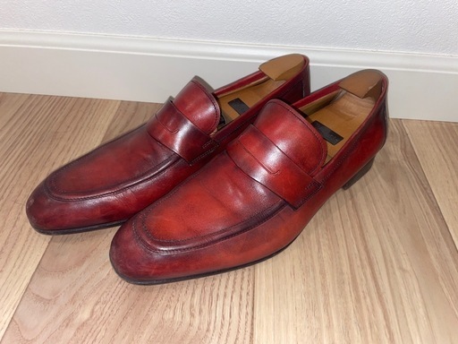 【Berluti】ベルルッティ アレッサンドロ ローファー ヴェネチアレザー 赤茶 サイズ8 シューツリー付き 〜ここぞと言う時の勝負靴に〜