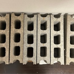 コンクリートブロック　6個セット(商談中)の画像