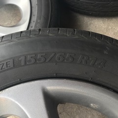 14インチ！ホンダ ライフ純正 155/65R14  ４本セットの画像