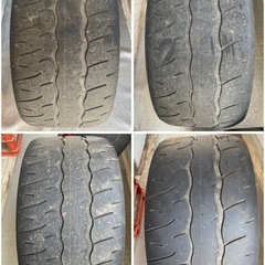 中古タイヤ ADVAN NEOVA AD09 265/35R18 片減りあり 裏組推奨の画像