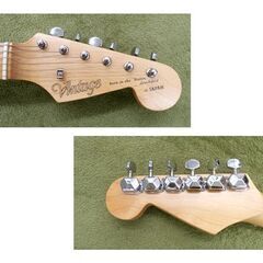 Vintage born in the States developed in JAPAN エレキギター ストラトタイプ ホワイト系 西岡店の画像
