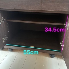 電子レンジ置きの画像