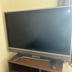 7月7日迄限定特別価格　2008年製シャープアクオス　ＬＣ-37ＥＸ５　37型液晶ＴＶ　リモコン　取説あり　※101の画像