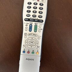 7月7日迄限定特別価格　2008年製シャープアクオス　ＬＣ-37ＥＸ５　37型液晶ＴＶ　リモコン　取説あり　※101の画像