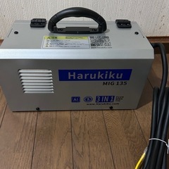 Harukiku MIG135ノンガス半自動溶接機 100V 200V兼用②の画像