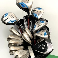 【SOLD OUT！】◆KATANA GOLF SWORD IZU MAX MT + Mizuno PRESAGE アイアン◆ゴルフクラブ 全14本 本格フルセット＋ キャディバッグ付きの画像