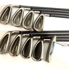 【SOLD OUT！】◆KATANA GOLF SWORD IZU MAX MT + Mizuno PRESAGE アイアン◆ゴルフクラブ 全14本 本格フルセット＋ キャディバッグ付きの画像