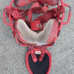 軟式野球のキャッチャー防具一式の画像