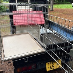 早い者勝ち　折りたたみペットゲージ　中型犬の画像
