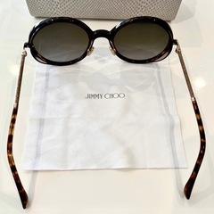 美品◎JIMMY CHOO ジミーチュウ ラウンドサングラスの画像