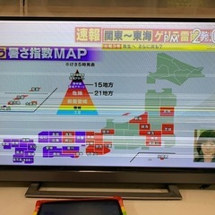 43型テレビわけありの画像